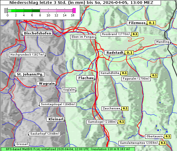 Niederschlag, 5. 4. 2026
