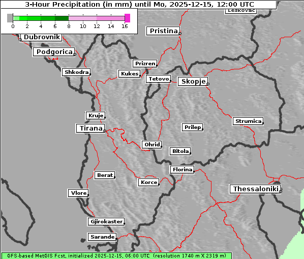 Niederschlag, 15. 12. 2025