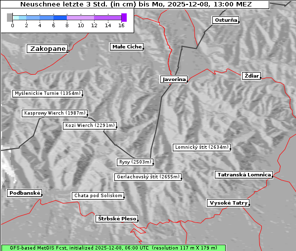 Neuschnee, 8. 12. 2025