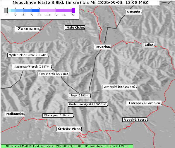 Neuschnee, 3. 9. 2025