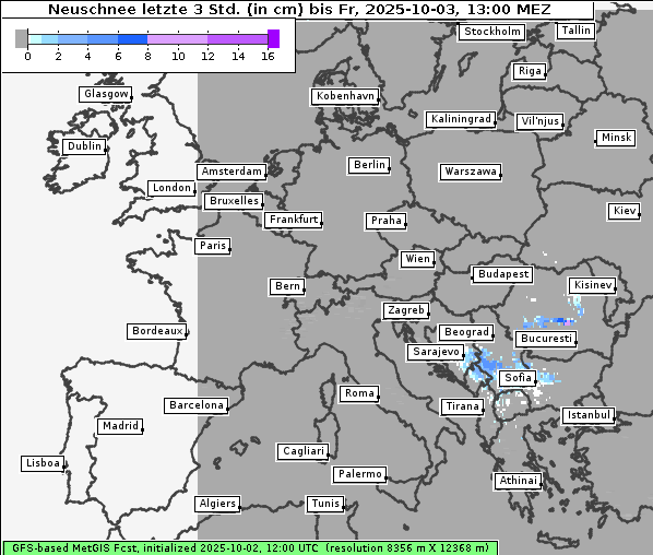 Neuschnee, 3. 10. 2025