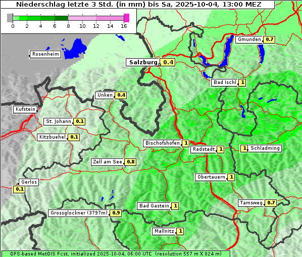 Niederschlag, 4. 10. 2025