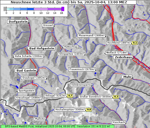 Neuschnee, 4. 10. 2025