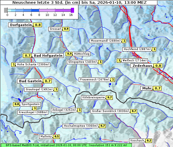 Neuschnee, 10. 1. 2026