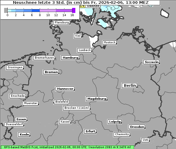 Neuschnee, 6. 2. 2026