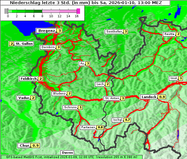 Niederschlag, 10. 1. 2026