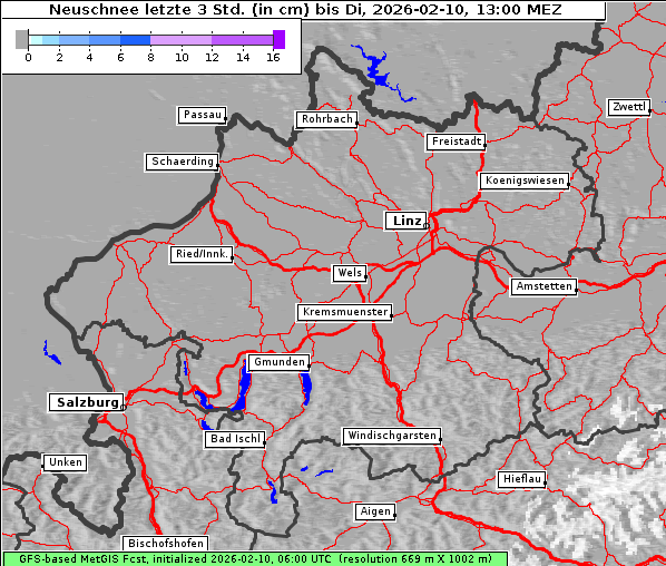 Neuschnee, 10. 2. 2026
