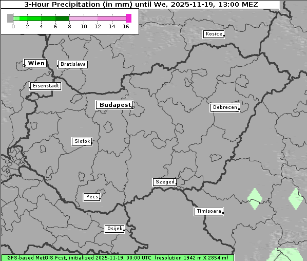 Niederschlag, 19. 11. 2025