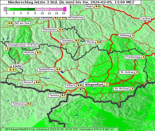 Niederschlag, 5. 2. 2026