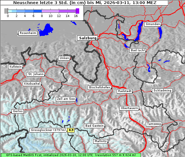 Neuschnee, 11. 3. 2026