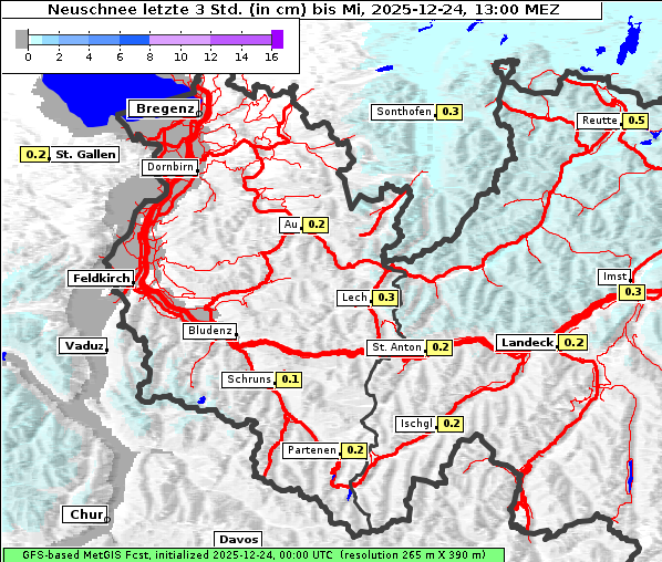 Neuschnee, 24. 12. 2025
