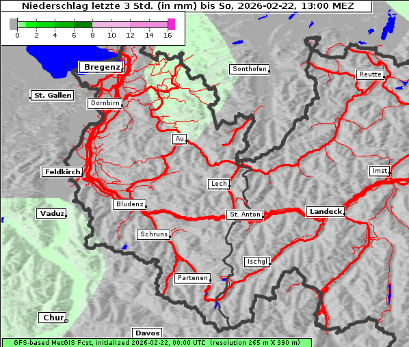 Niederschlag, 22. 2. 2026