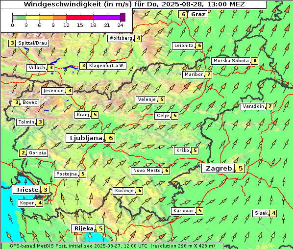Wind, 28. 8. 2025