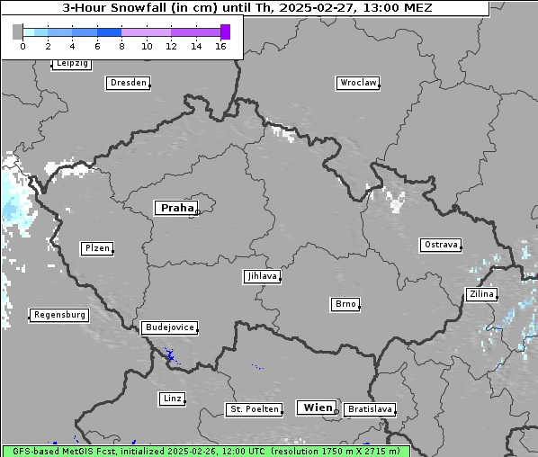 Neuschnee, 27. 2. 2025