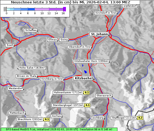 Neuschnee, 4. 2. 2026