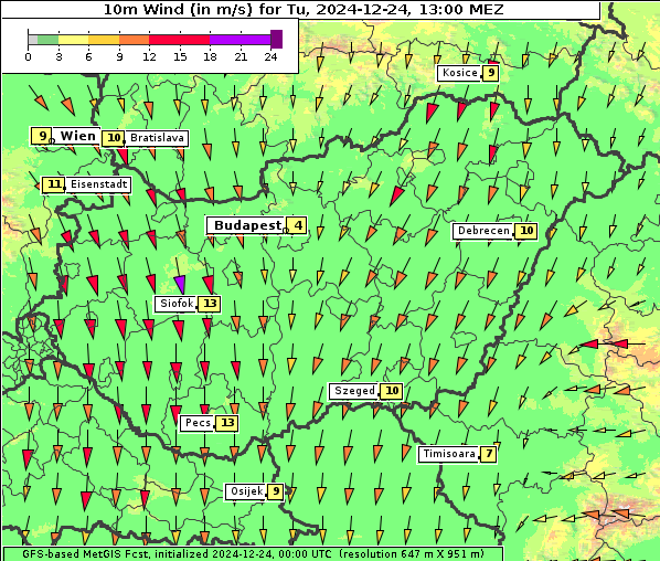 Wind, 24. 12. 2024