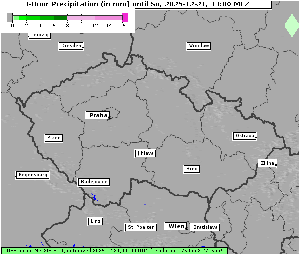 Niederschlag, 21. 12. 2025