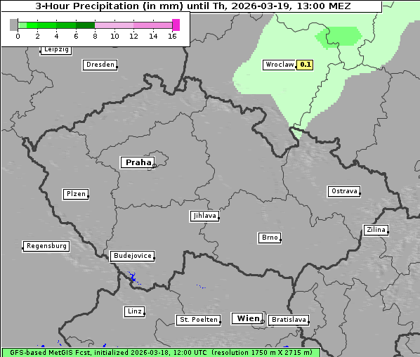 Niederschlag, 19. 3. 2026