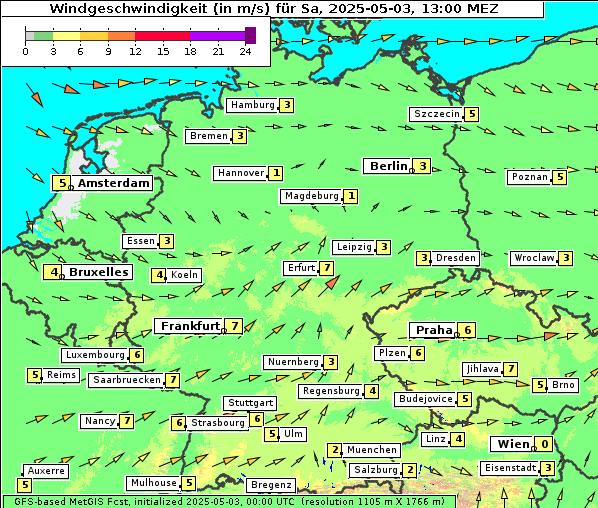 Wind, 3. 5. 2025