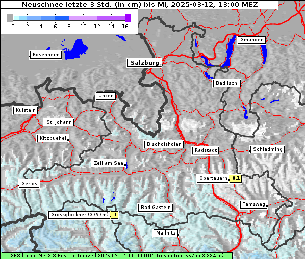 Neuschnee, 12. 3. 2025