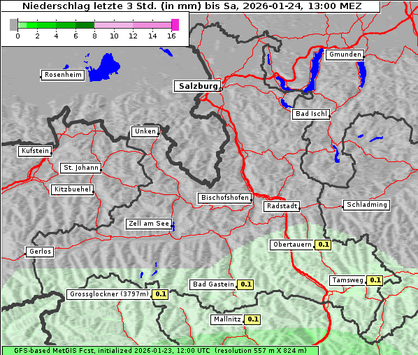 Niederschlag, 24. 1. 2026