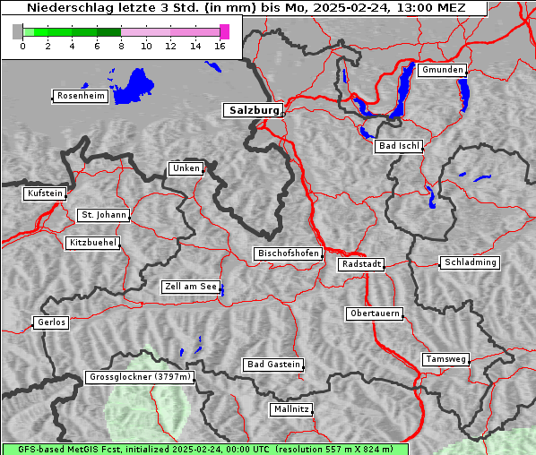 Niederschlag, 24. 2. 2025