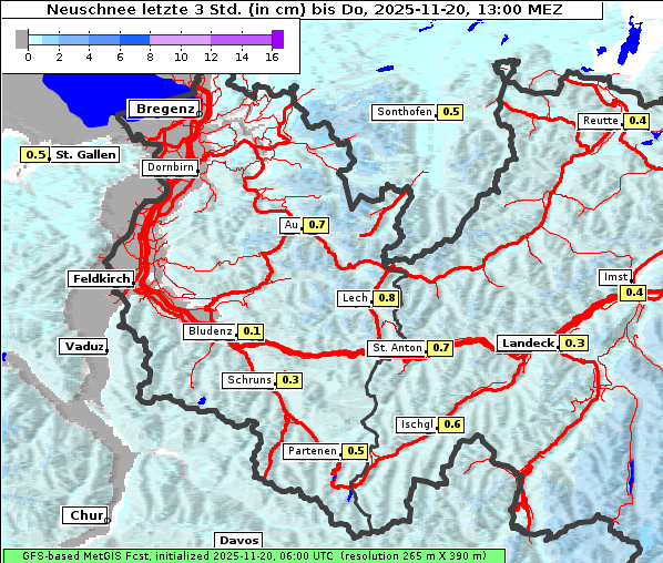 Neuschnee, 20. 11. 2025