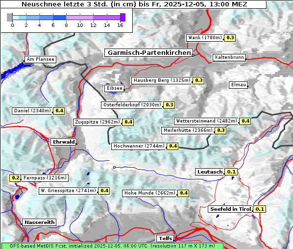 Neuschnee, 5. 12. 2025