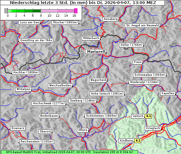 Niederschlag, 7. 4. 2026