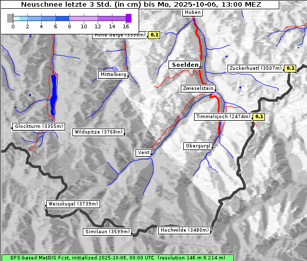 Neuschnee, 6. 10. 2025