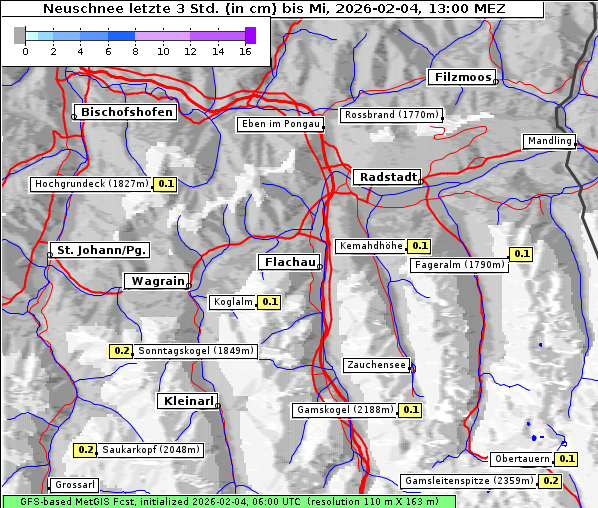 Neuschnee, 4. 2. 2026