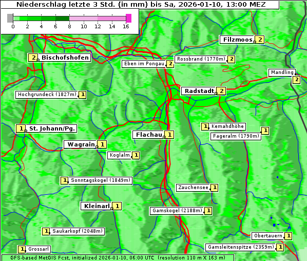 Niederschlag, 10. 1. 2026