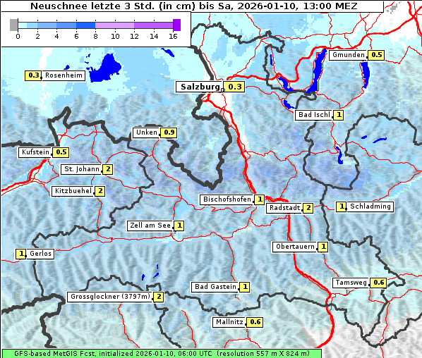 Neuschnee, 10. 1. 2026