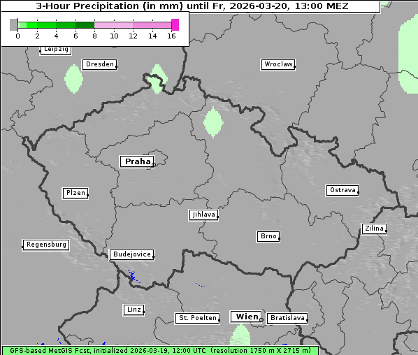 Niederschlag, 20. 3. 2026