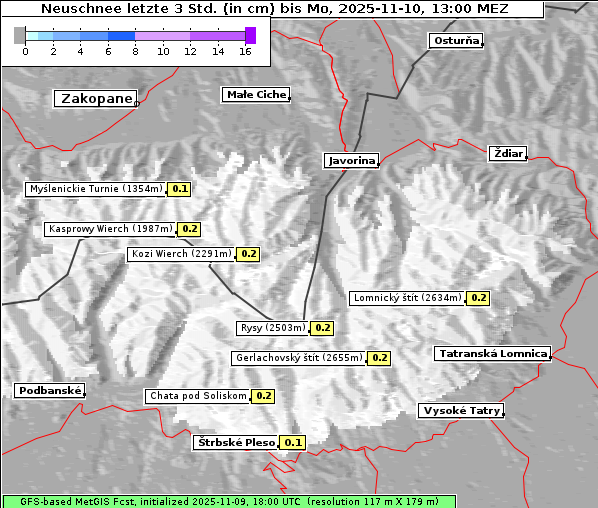Neuschnee, 10. 11. 2025