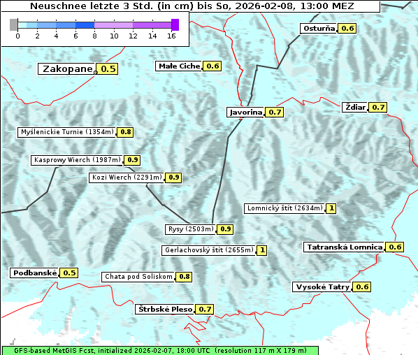 Neuschnee, 8. 2. 2026