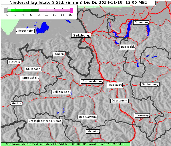 Niederschlag, 19. 11. 2024