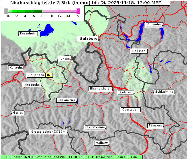 Niederschlag, 18. 11. 2025