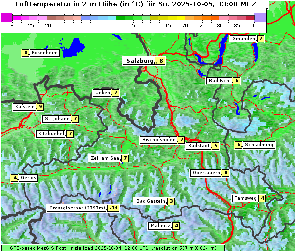 Temperatur, 5. 10. 2025