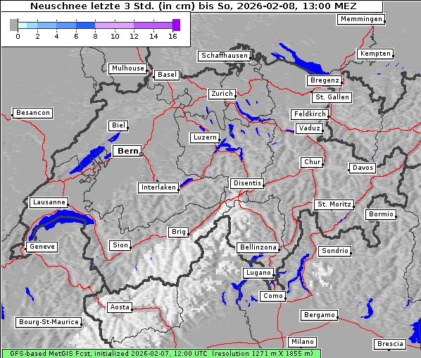 Neuschnee, 8. 2. 2026