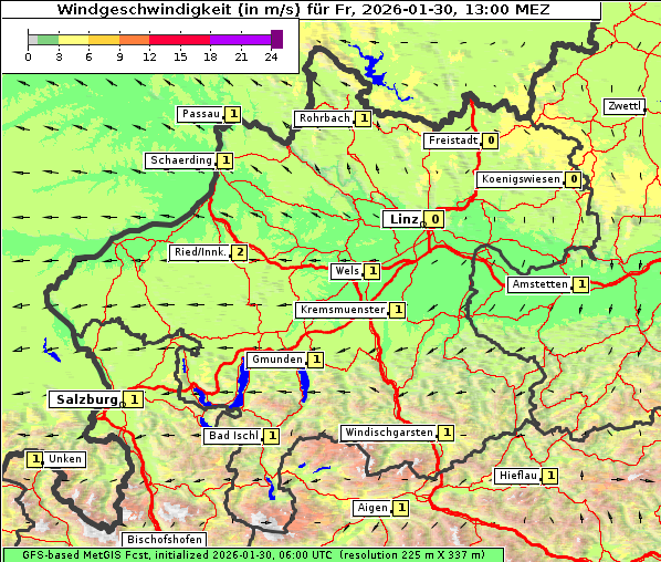 Wind, 30. 1. 2026