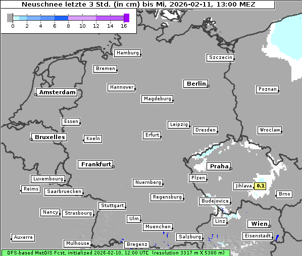 Neuschnee, 11. 2. 2026