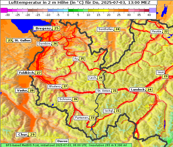Temperatur, 3. 7. 2025