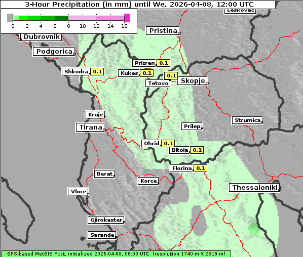Niederschlag, 8. 4. 2026