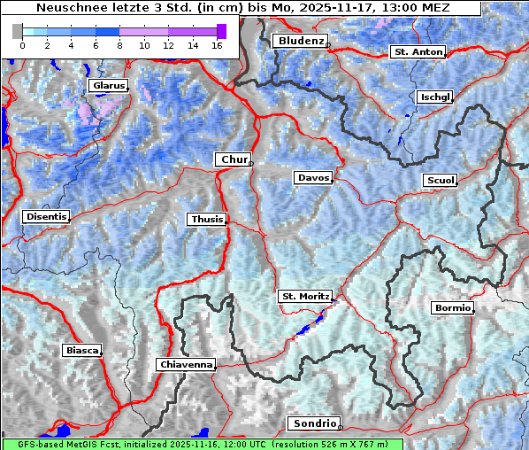 Neuschnee, 17. 11. 2025