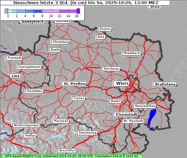 Neuschnee, 26. 10. 2025