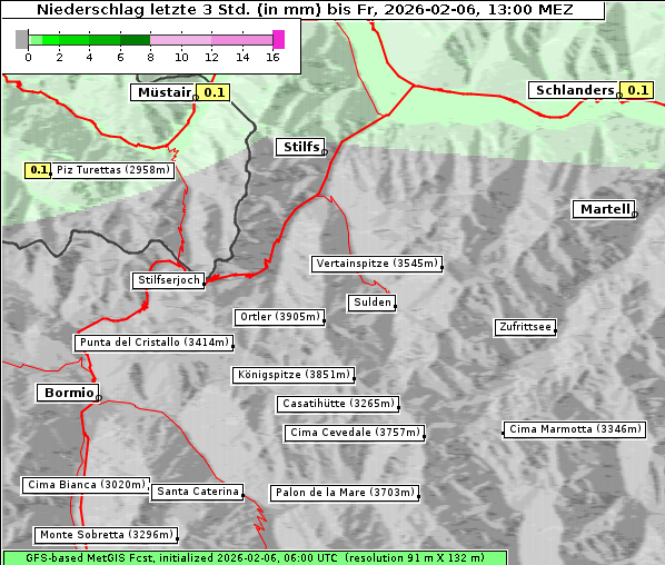 Niederschlag, 6. 2. 2026