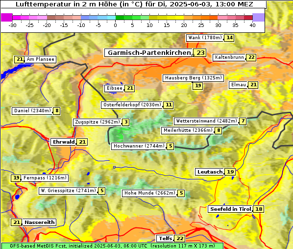 Temperatur, 3. 6. 2025