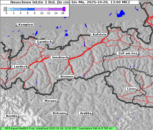Neuschnee, 20. 10. 2025