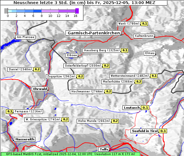 Neuschnee, 5. 12. 2025